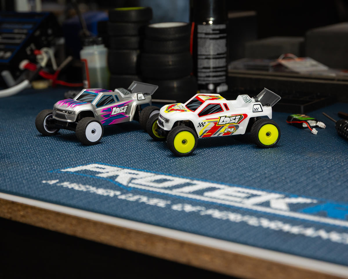 Losi Micro-T 1/28 RTR 2WD Stadium Truck (Silver)