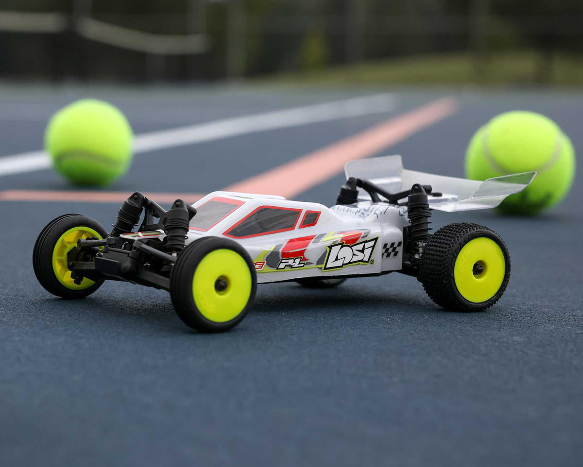 Losi Micro-B 1/24 RTR 2WD Buggy White με Μπαταρία & Φορτιστή | Racerc