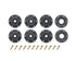 Louise SC-PIONEER 1/10 Short Course Tires Soft με Μαύρες Ζάντες & Replaceable Hex System