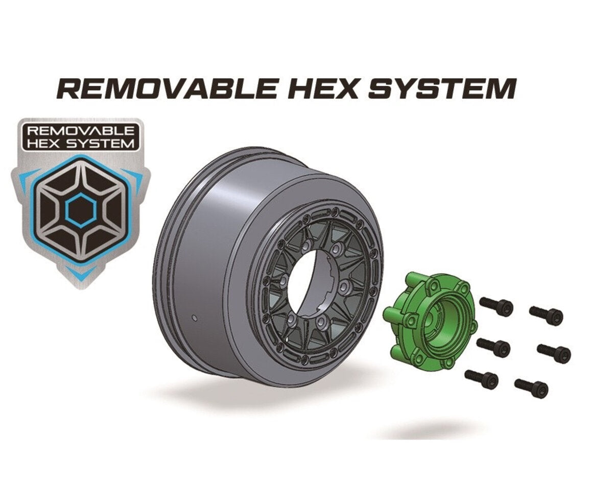 Louise SC-PIONEER 1/10 Short Course Tires Soft με Μαύρες Ζάντες & Replaceable Hex System