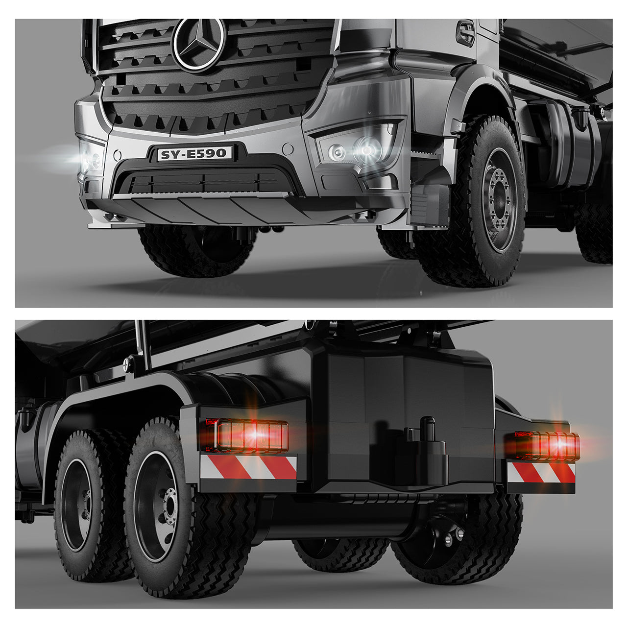 Double E Mercedes-Benz Arocs Dump Truck Scale 1:20 RTR