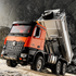 HUINA 1598 1/14 RC Dump Truck 6x6 11CH 2.4GHz – Τηλεκατευθυνόμενο Φορτηγό Ανατροπής Orange