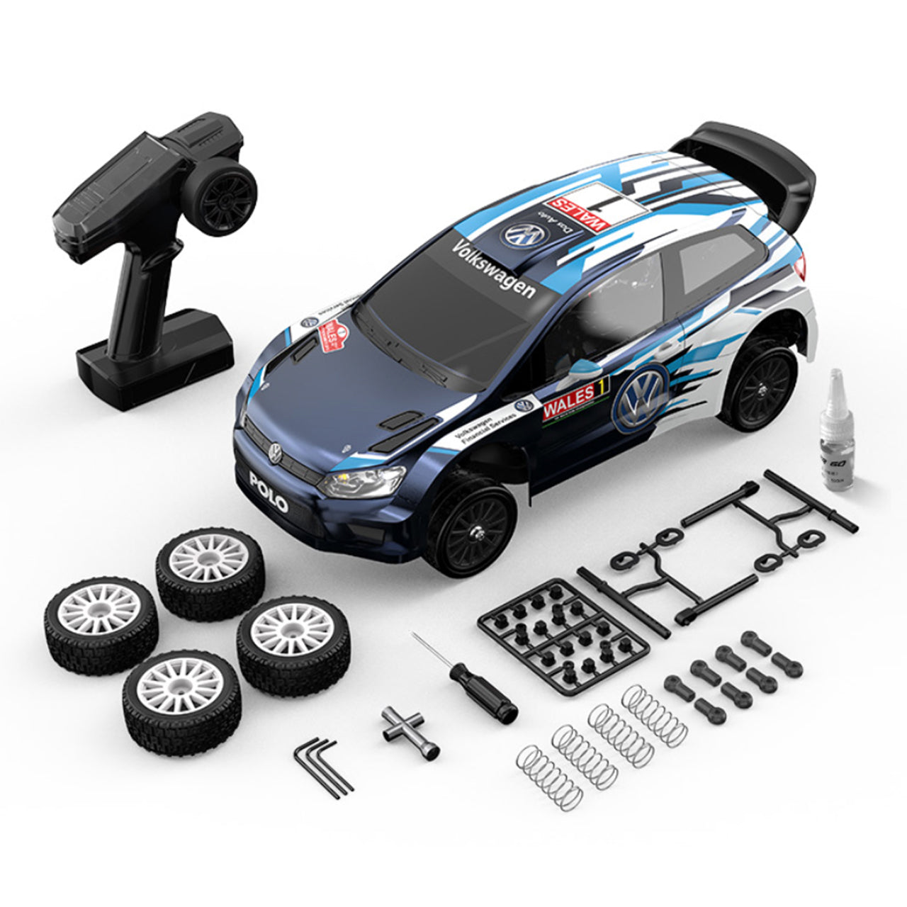 MJX Hyper GO 10304 Volkswagen Polo R WRC 1/10 RTR Brushless 4WD Rally & Drift Car