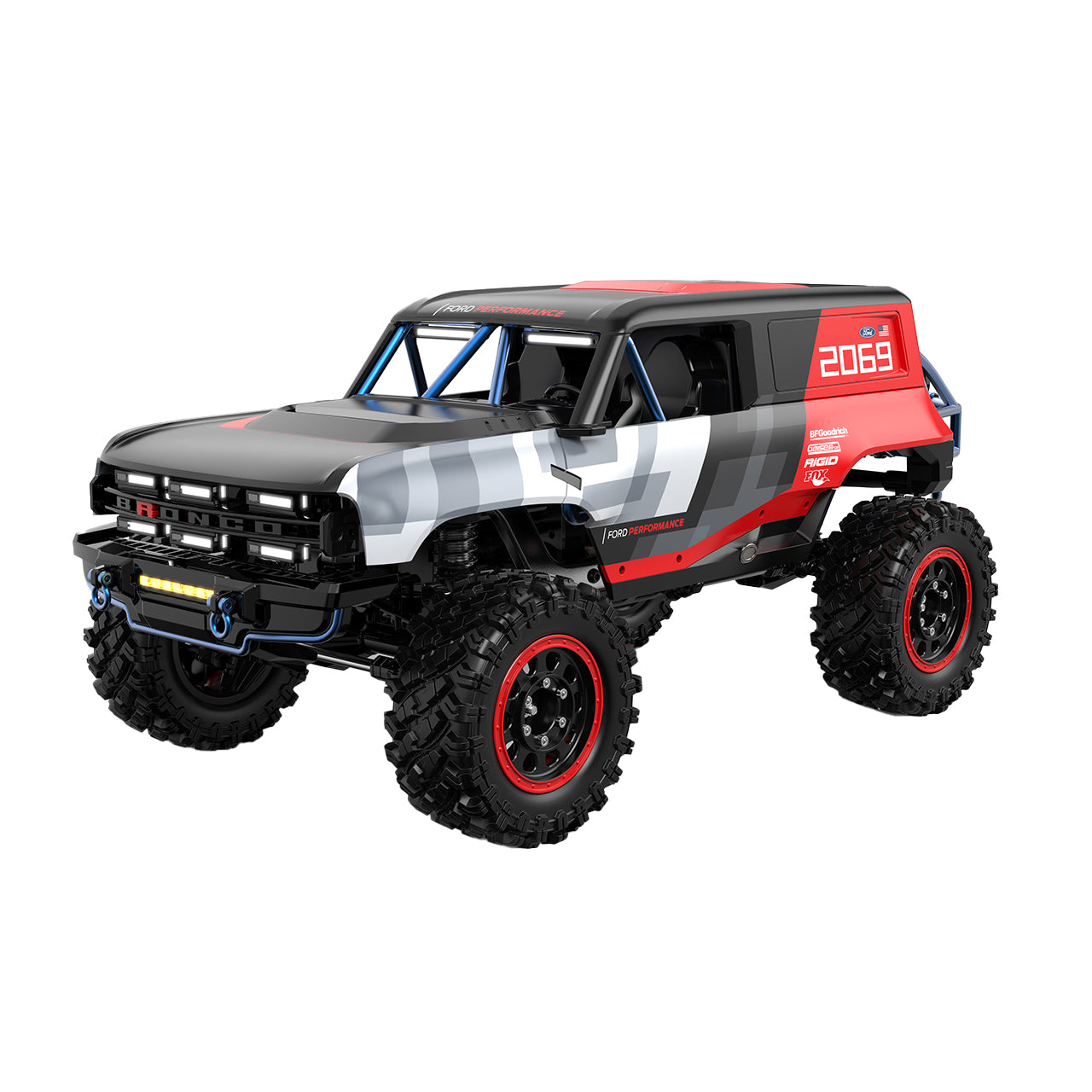 MJX Hyper GO H12P Ford Bronco R Baja 1000 1/12 Brushless Crawler RTR με Μπαταρία