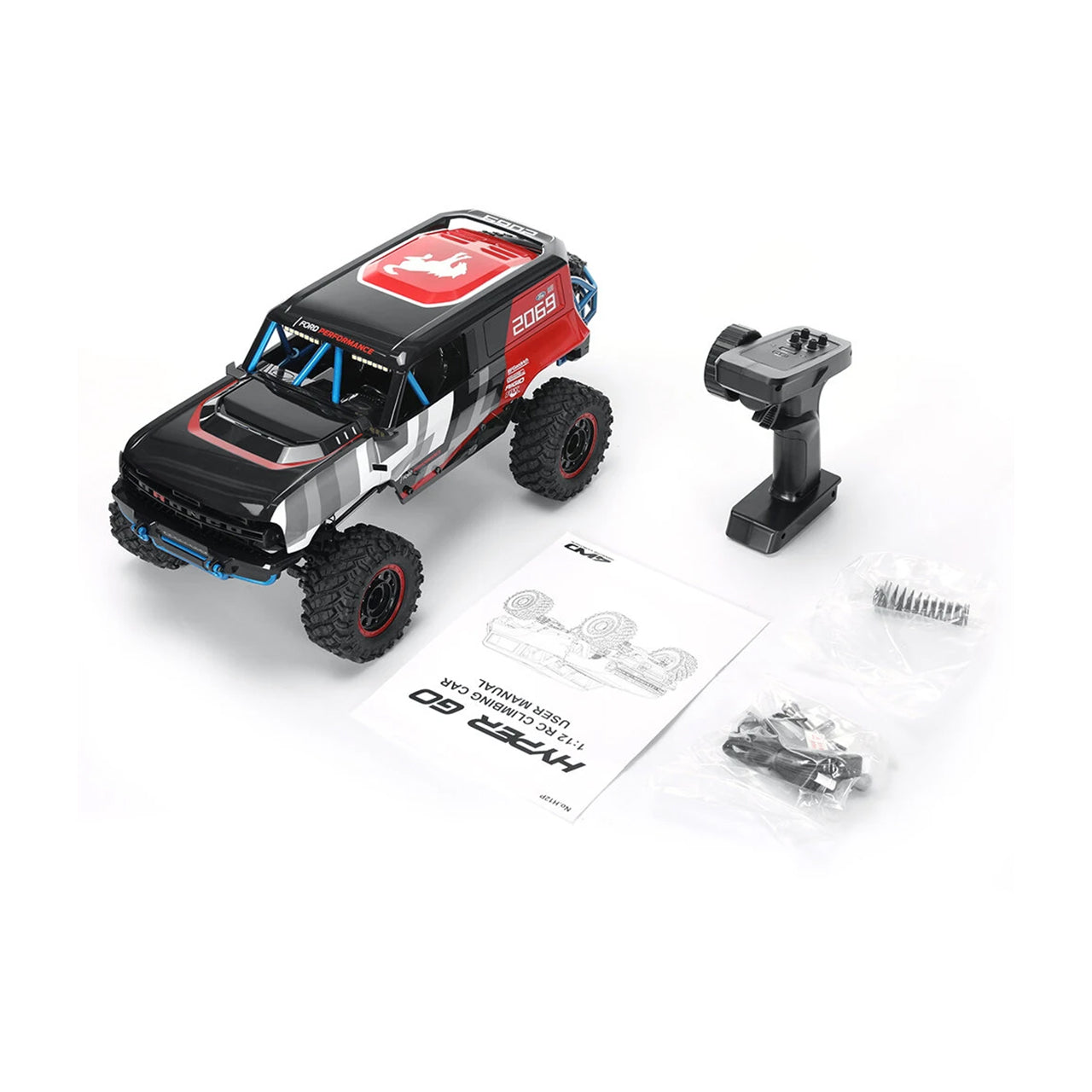 MJX Hyper GO H12P Ford Bronco R Baja 1000 1/12 Brushless Crawler RTR με Μπαταρία