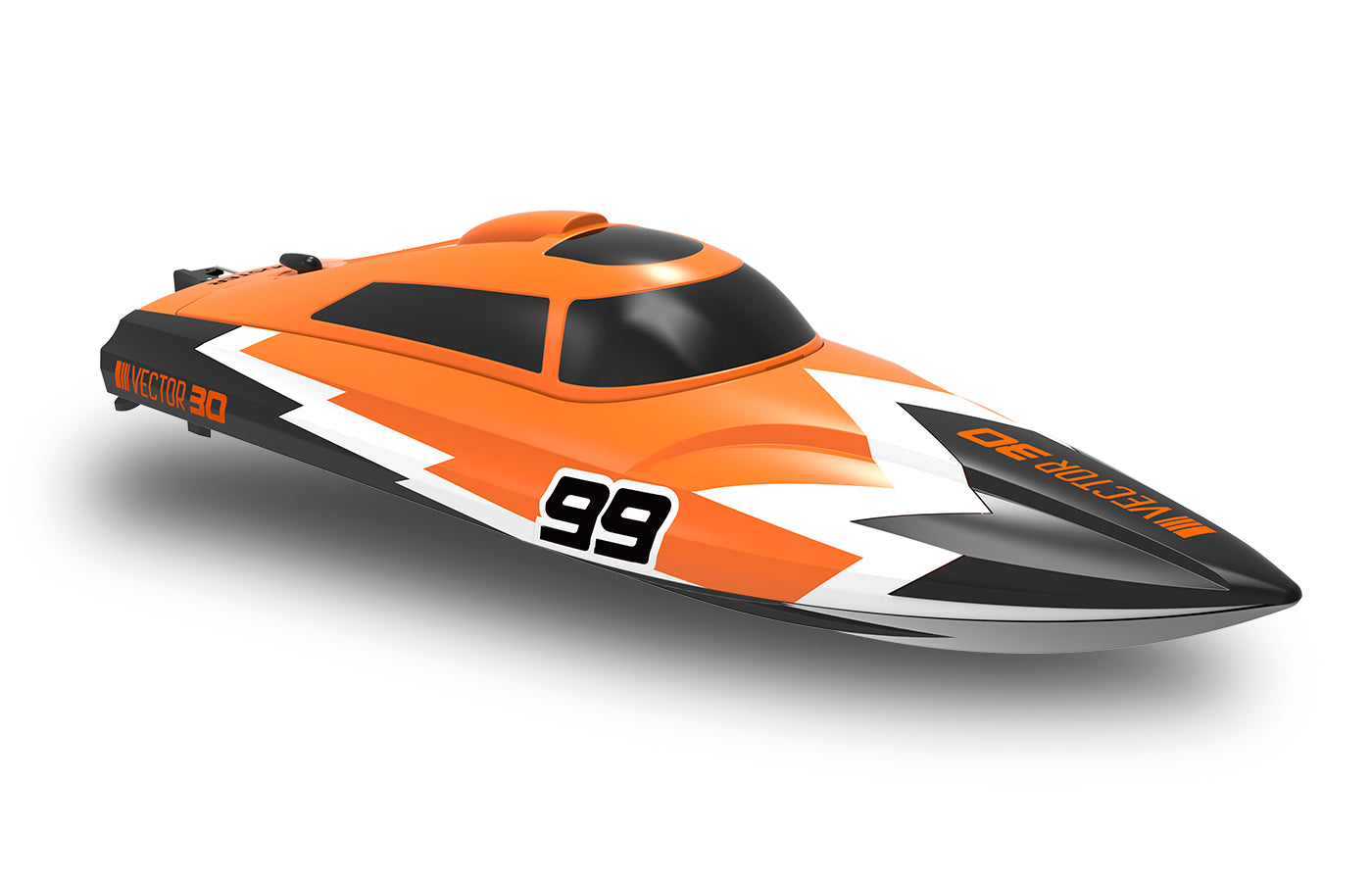 Modster Vector SR30 RC Racing Boat 2S RTR (Orange) – 22km/h