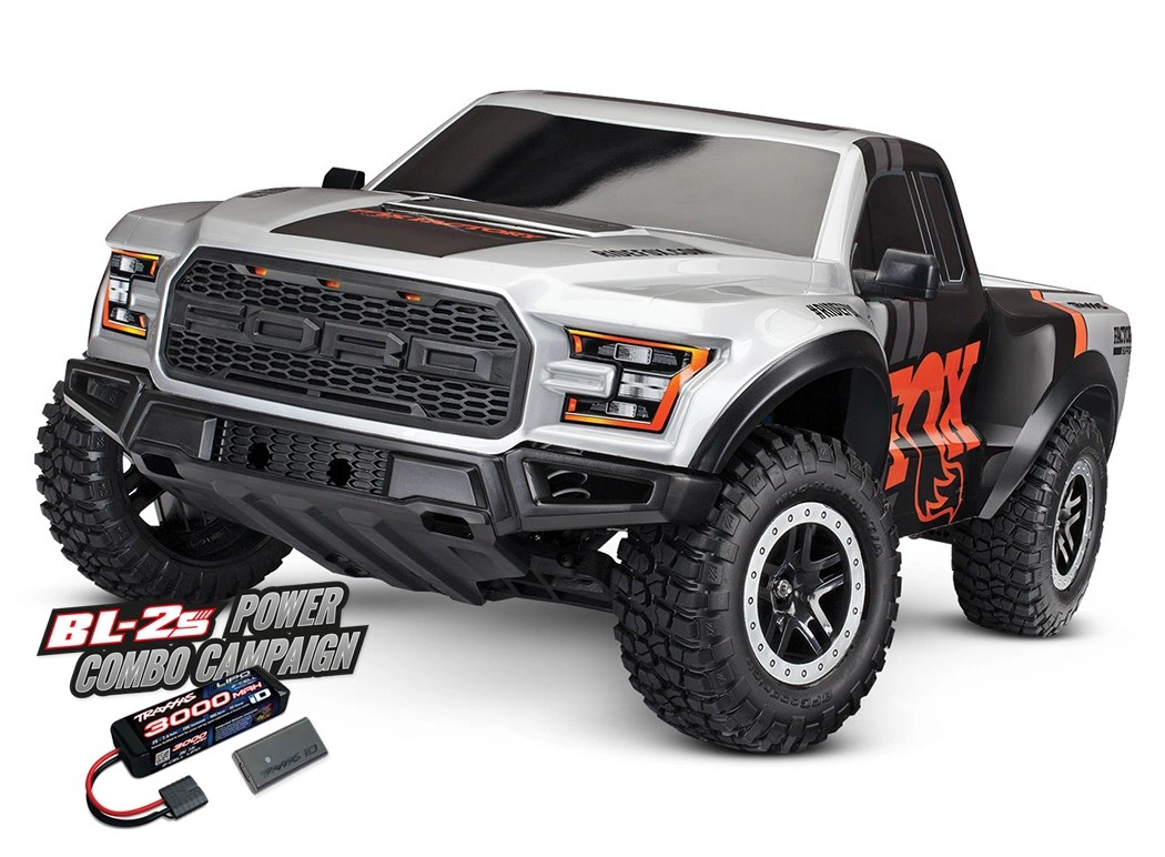 Traxxas Ford F-150 Raptor BL-2s 2WD 1/10 RTR FOX – Brushless Short Course Truck