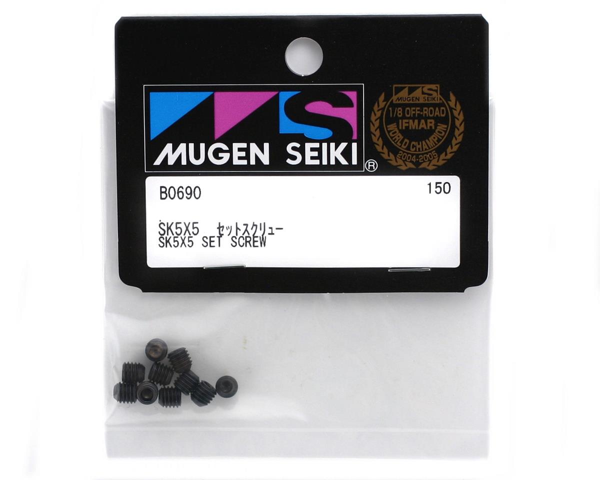 Mugen Seiki SK 5x5mm Set Screw – Σετ Ακέφαλες Βίδες 10 Τεμαχίων