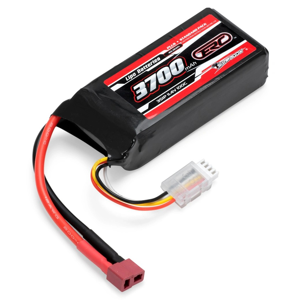 SUNPADOW ERC Plus 3S HV LiPo Battery 3700mAh 100C 11.4V T-Plug