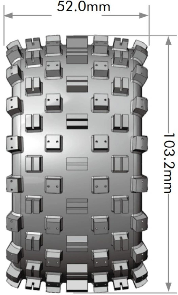 Louise RC ST-ROCK 1/10 Soft Tires & Wheels (2) | Removable Hex 12mm, 14mm & 17mm