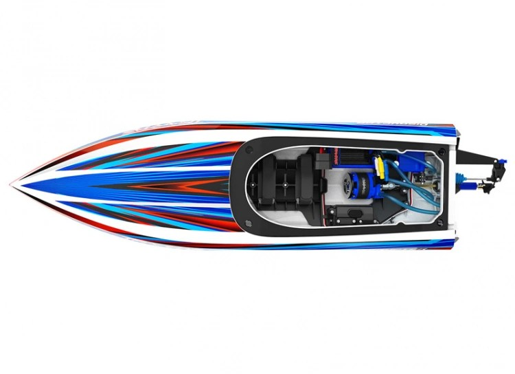 Traxxas Disruptor VXL-4S Self-Righting 660mm RTR Brushless Boat Μπλε