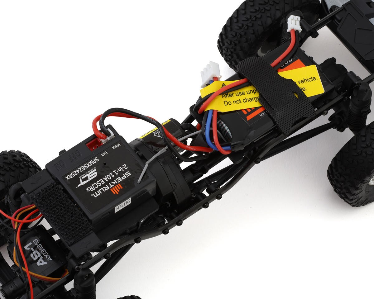 Axial SCX24 Jeep JT Gladiator 1/24 4WD RTR Scale Mini Crawler – White | 2.4GHz Radio