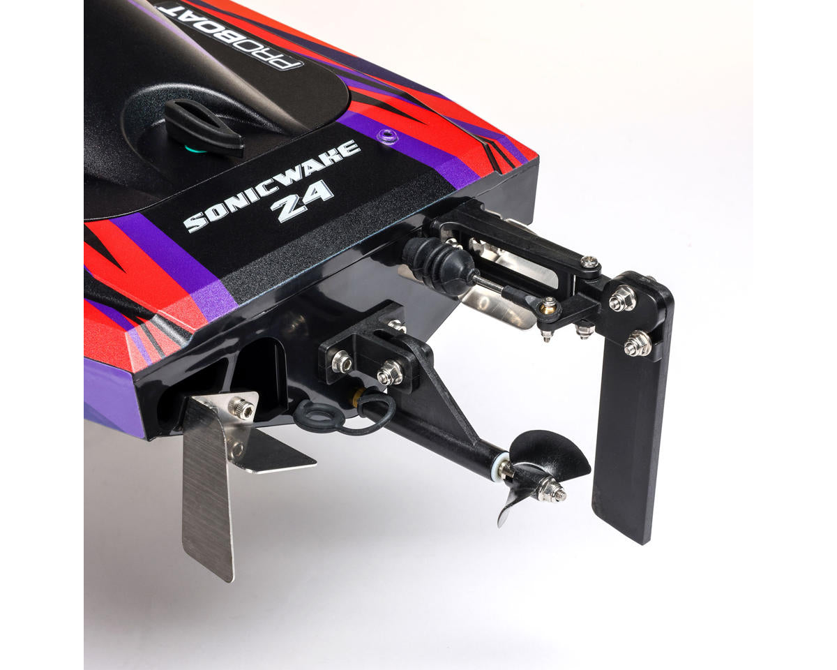 Pro Boat Sonicwake 24 Self-Righting RTR Brushless Boat Red 24" Deep-V Brushless RTR με μπαταρία & φορτιστή