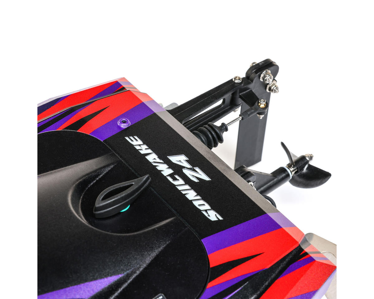 Pro Boat Sonicwake 24 Self-Righting RTR Brushless Boat Red 24" Deep-V Brushless RTR με μπαταρία & φορτιστή