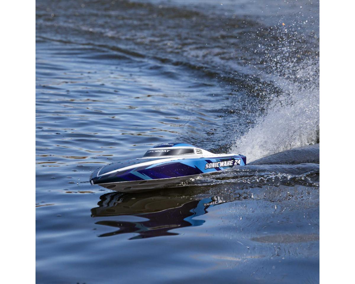 Pro Boat Sonicwake 24 Self-Righting RTR Brushless Boat Blue 24" Deep-V Brushless RTR με μπαταρία & φορτιστή