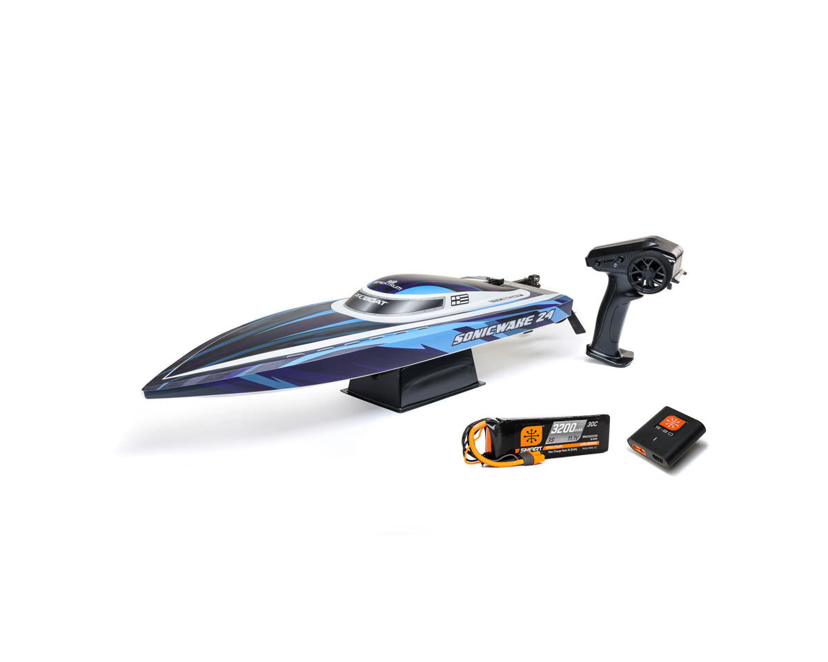 Pro Boat Sonicwake 24 Self-Righting RTR Brushless Boat Blue 24" Deep-V Brushless RTR με μπαταρία & φορτιστή