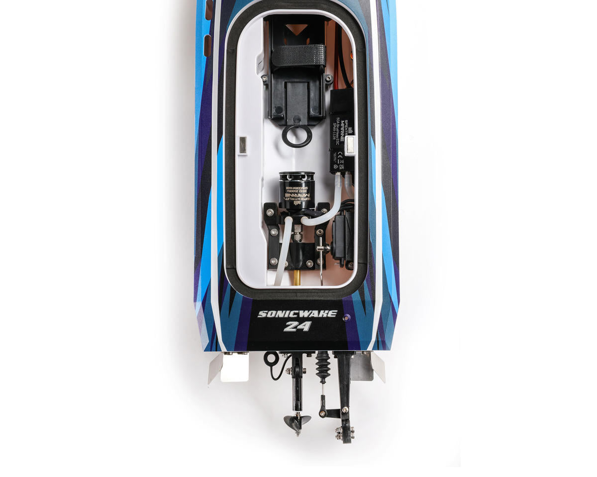 Pro Boat Sonicwake 24 Self-Righting RTR Brushless Boat Blue 24" Deep-V Brushless RTR με μπαταρία & φορτιστή