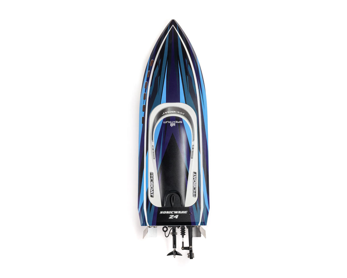 Pro Boat Sonicwake 24 Self-Righting RTR Brushless Boat Blue 24" Deep-V Brushless RTR με μπαταρία & φορτιστή