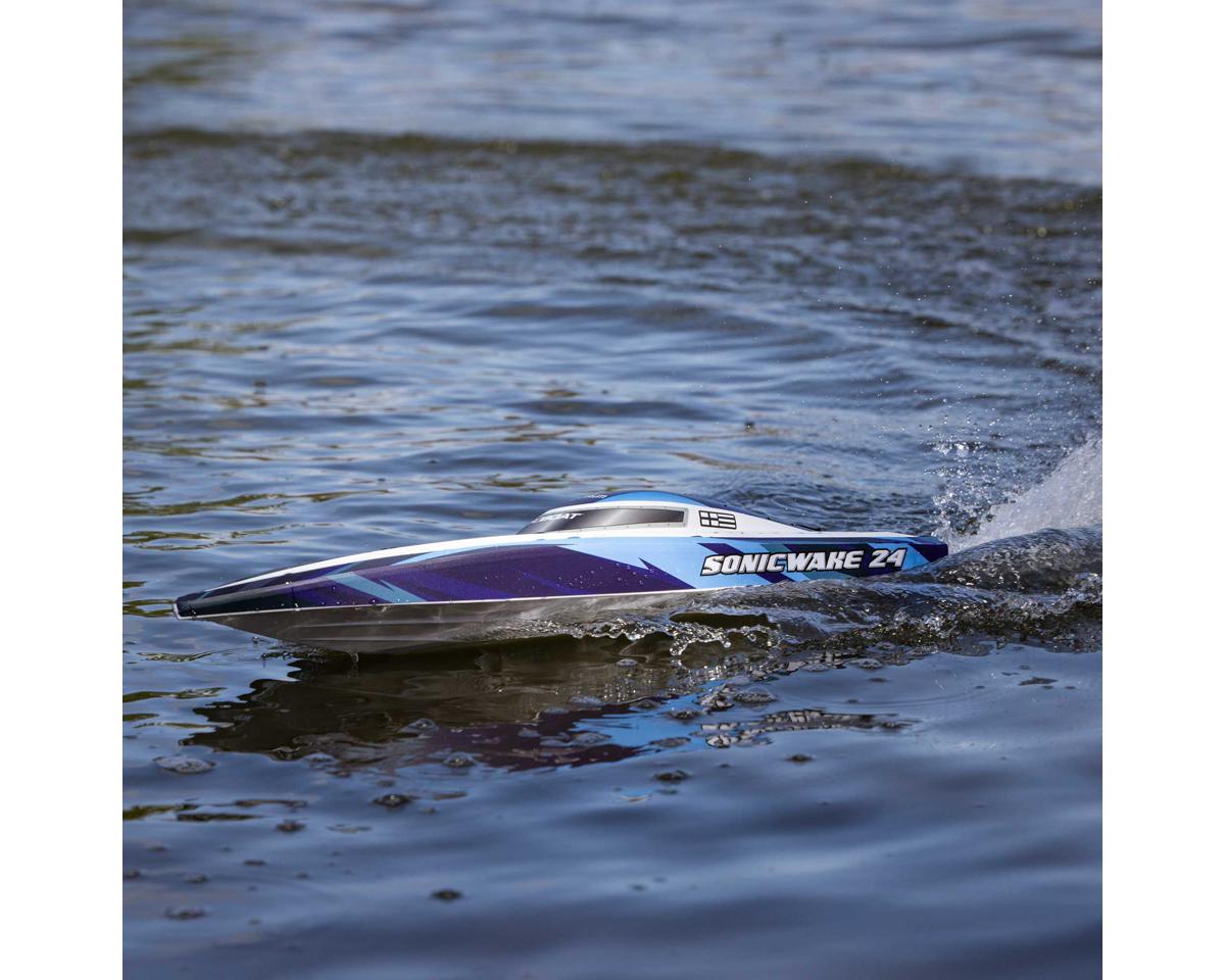 Pro Boat Sonicwake 24 Self-Righting RTR Brushless Boat Blue 24" Deep-V Brushless RTR με μπαταρία & φορτιστή