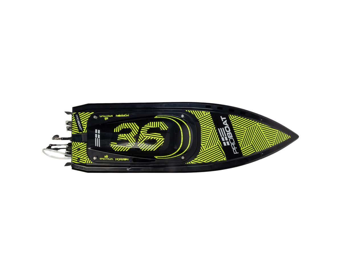 Pro Boat Sonicwake 36” V3 Self-Righting RTR V-Hull Brushless Boat Black – 8S Deep-V Boat με Spektrum SLT3
