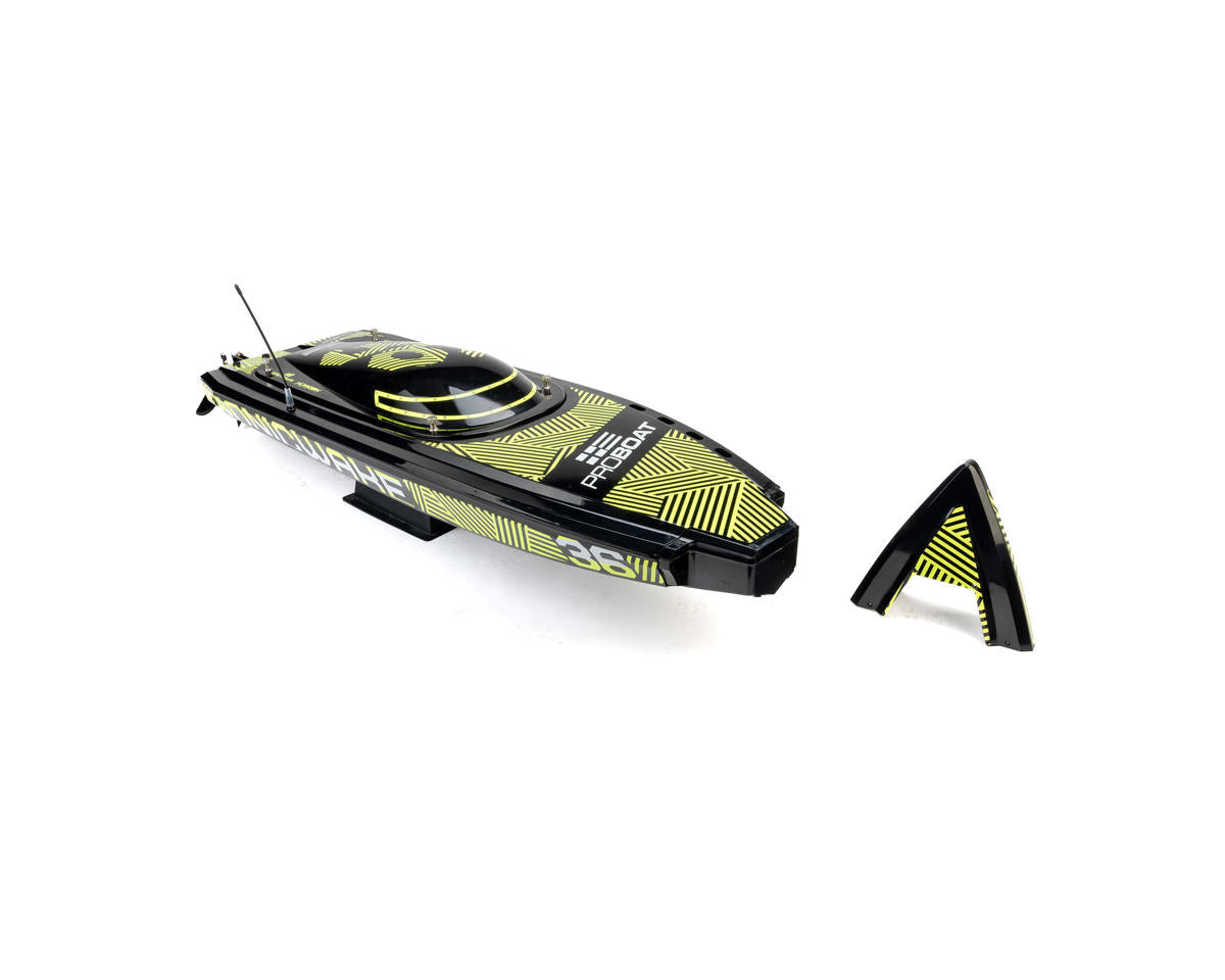 Pro Boat Sonicwake 36” V3 Self-Righting RTR V-Hull Brushless Boat Black – 8S Deep-V Boat με Spektrum SLT3
