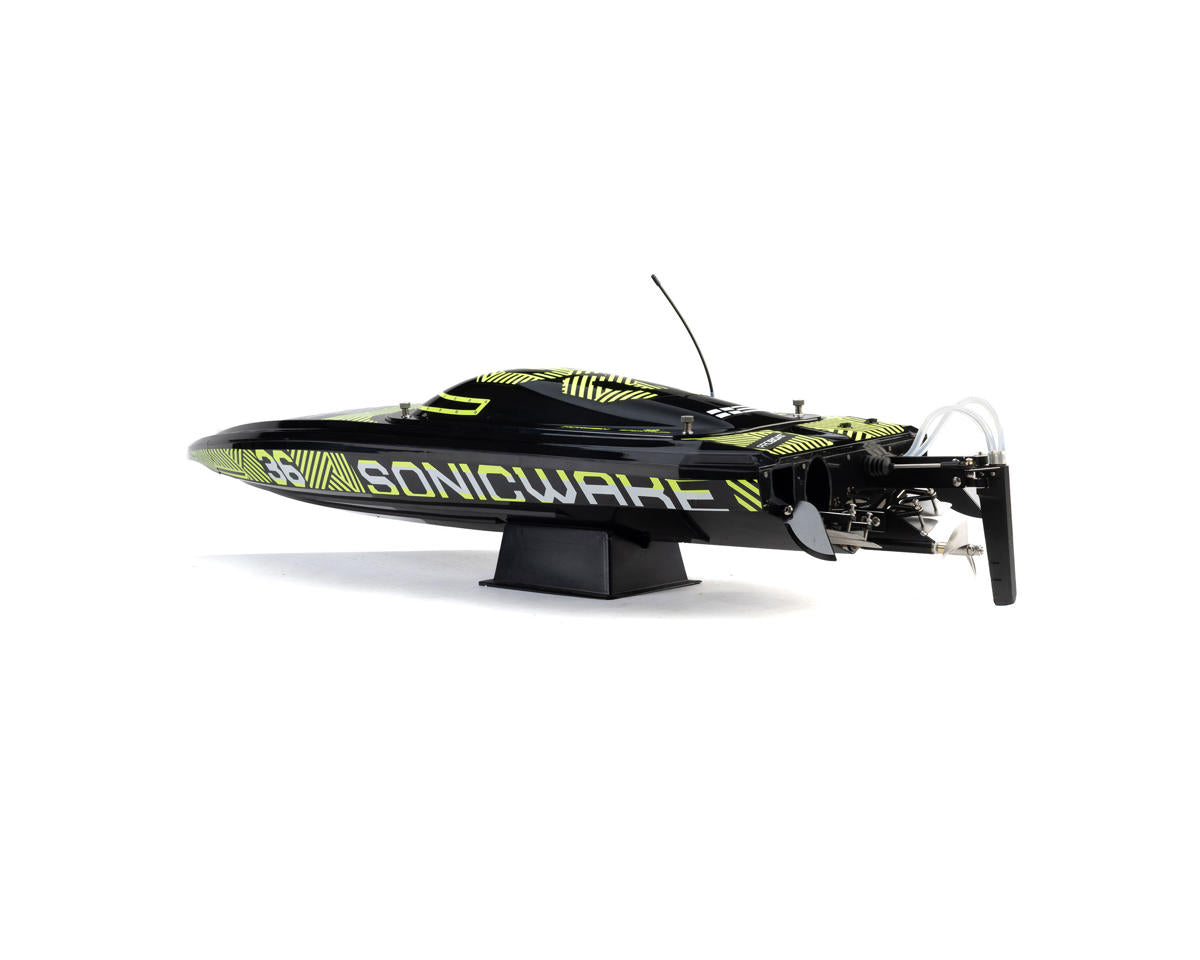 Pro Boat Sonicwake 36” V3 Self-Righting RTR V-Hull Brushless Boat Black – 8S Deep-V Boat με Spektrum SLT3