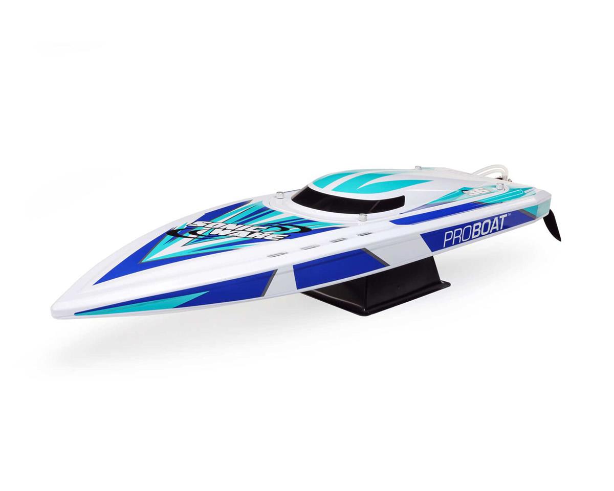 Pro Boat Sonicwake 36 Self-Righting RTR Brushless Deep-V Boat Λευκό