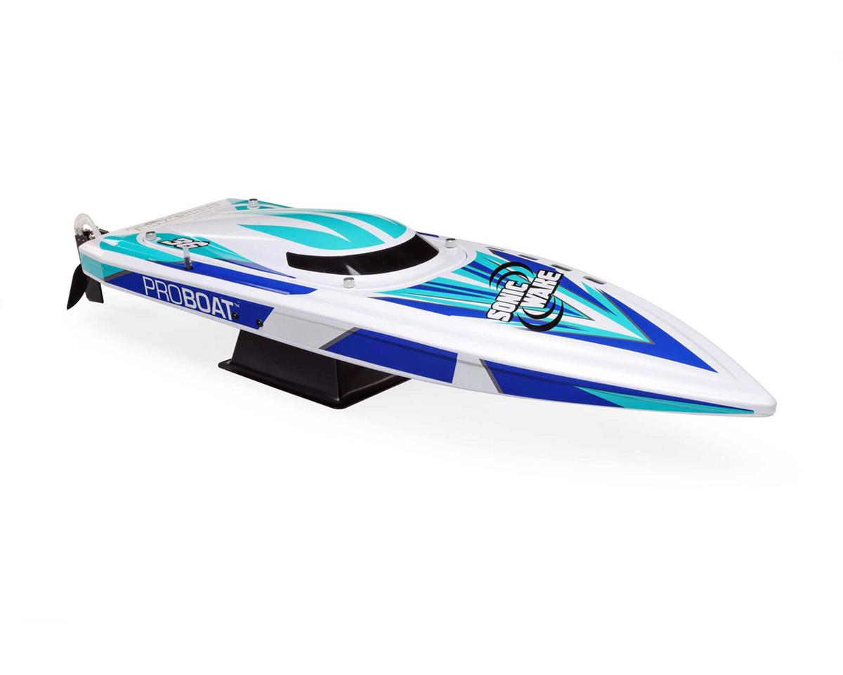 Pro Boat Sonicwake 36 Self-Righting RTR Brushless Deep-V Boat Λευκό