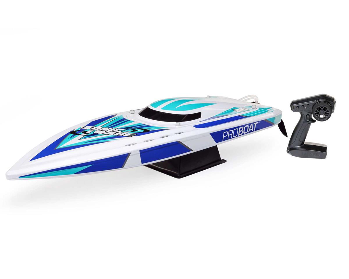 Pro Boat Sonicwake 36 Self-Righting RTR Brushless Deep-V Boat Λευκό