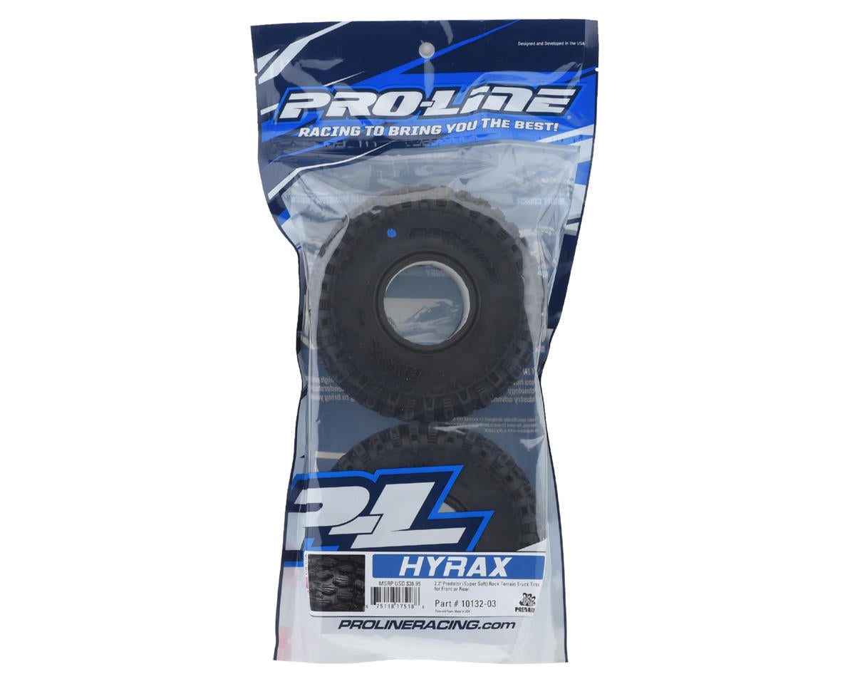 Pro-Line Hyrax 2.2 Rock Terrain Crawler Tires Predator Compound (2pcs)