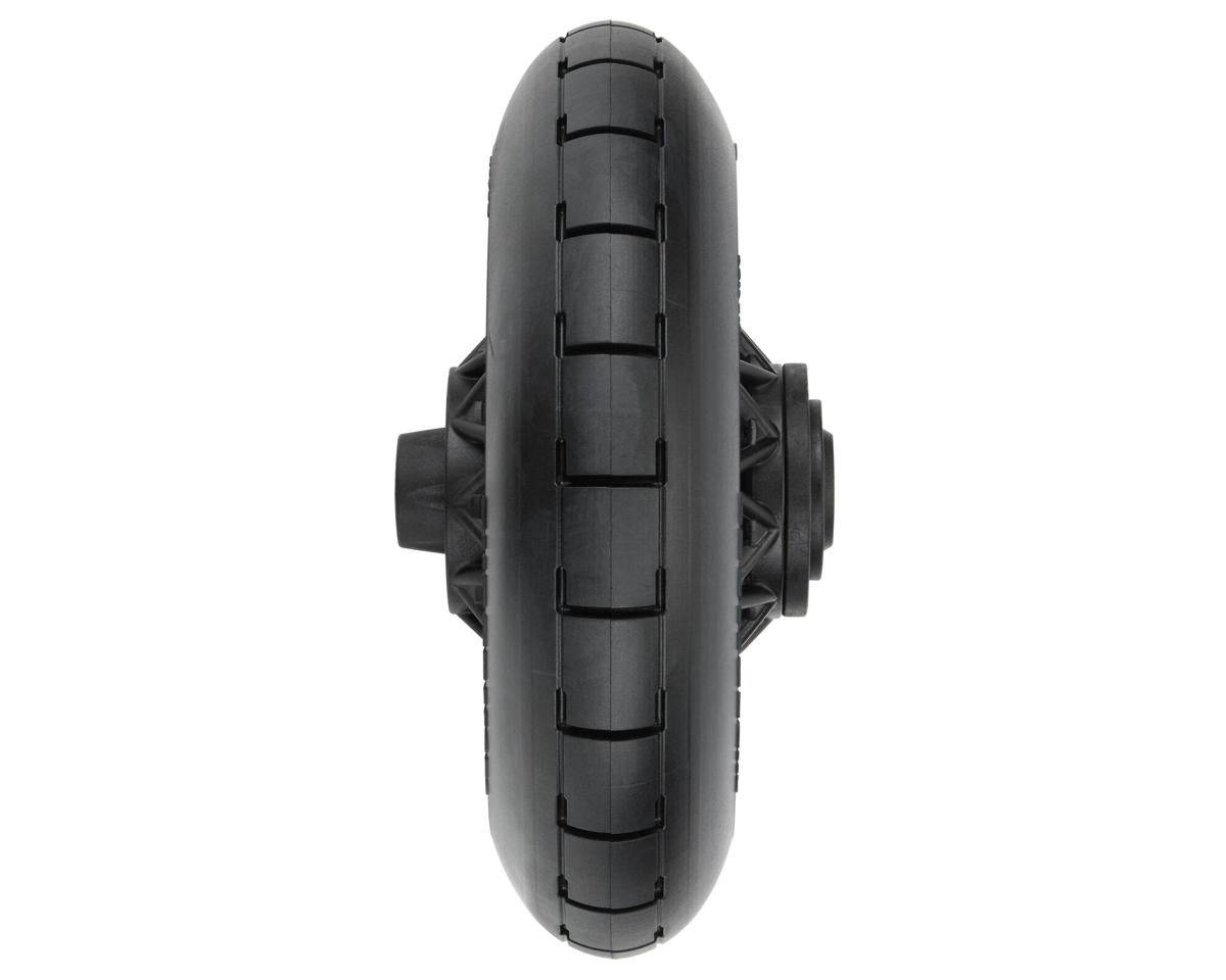 Pro-Line Supermoto Rear Tire & Wheel Set για Losi Promoto-MX 1/4 (Μαύρο)