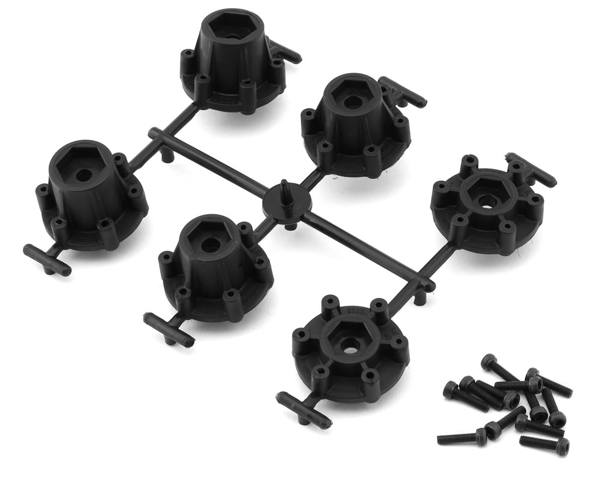 Pro-Line Bonesaw 2.8 Pre-Mounted Tires Raid Wheels Black (2pcs) Removable Hex