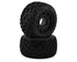 Pro-Line Bonesaw 2.8 Pre-Mounted Tires Raid Wheels Black (2pcs) Removable Hex