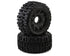 Pro-Line Trencher 5.7 Pre-Mounted Tires Raid Wheels Black (2pcs) 24mm