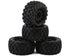 Pro-Line Badlands MX 1/18 Pre-Mounted Monster Truck Tires Raid Wheels (4pcs) 12mm