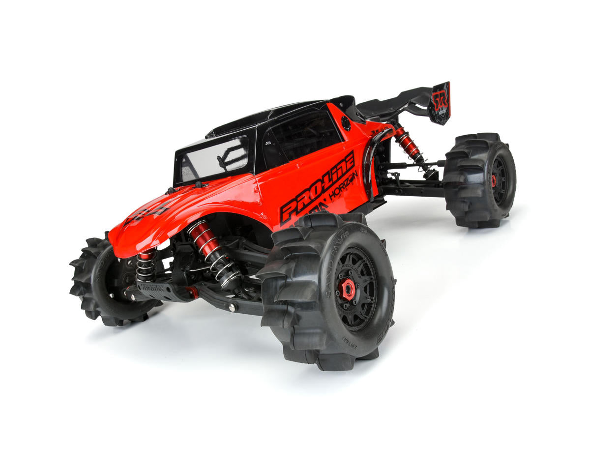 Pro-Line Sand Paw HP Belted 2.8 Pre-Mounted Paddle Tires Raid Wheels (2pcs)
