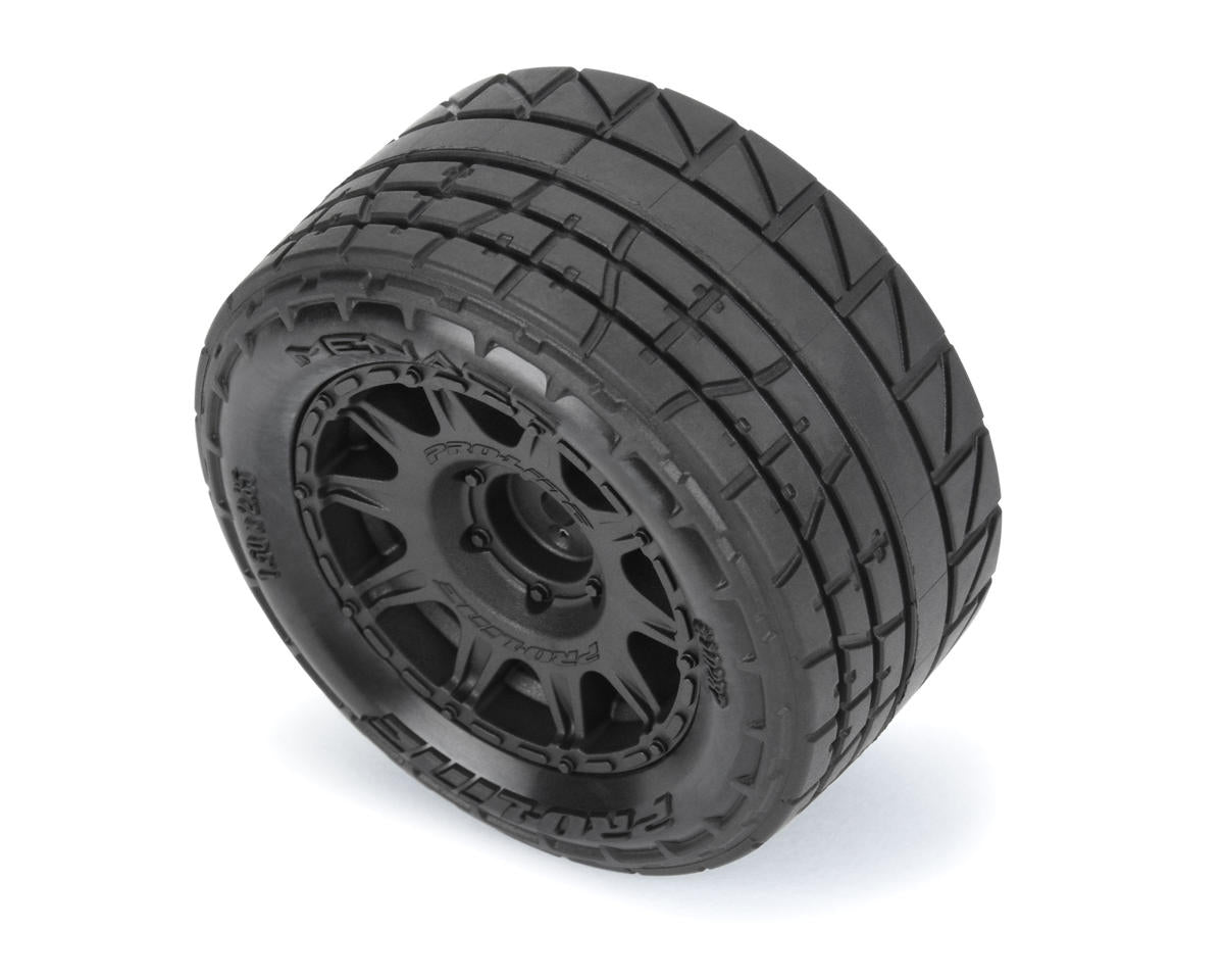 Pro-Line Menace 1/18 Pre-Mounted MT Street Tires Raid Wheels (4pcs) 12mm