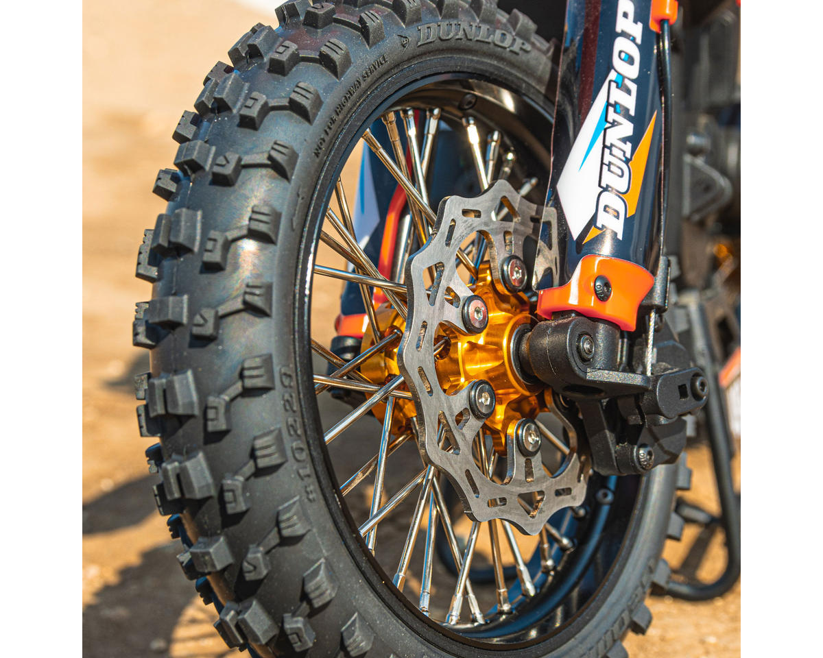 Pro-Line Promoto-MX Pro-Spec Aluminum V2 Bead Pre-Assembled Front Wheel Black/Gold για Losi Promoto-MX