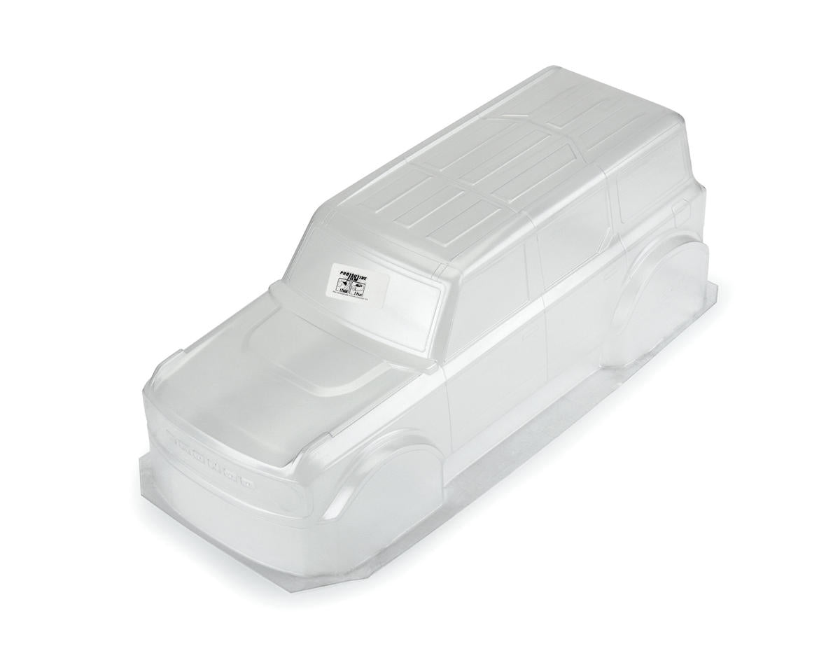 Pro-Line 2021 Ford Bronco Monster Truck Body (Clear) for Traxxas Maxx/E-Revo 2.0