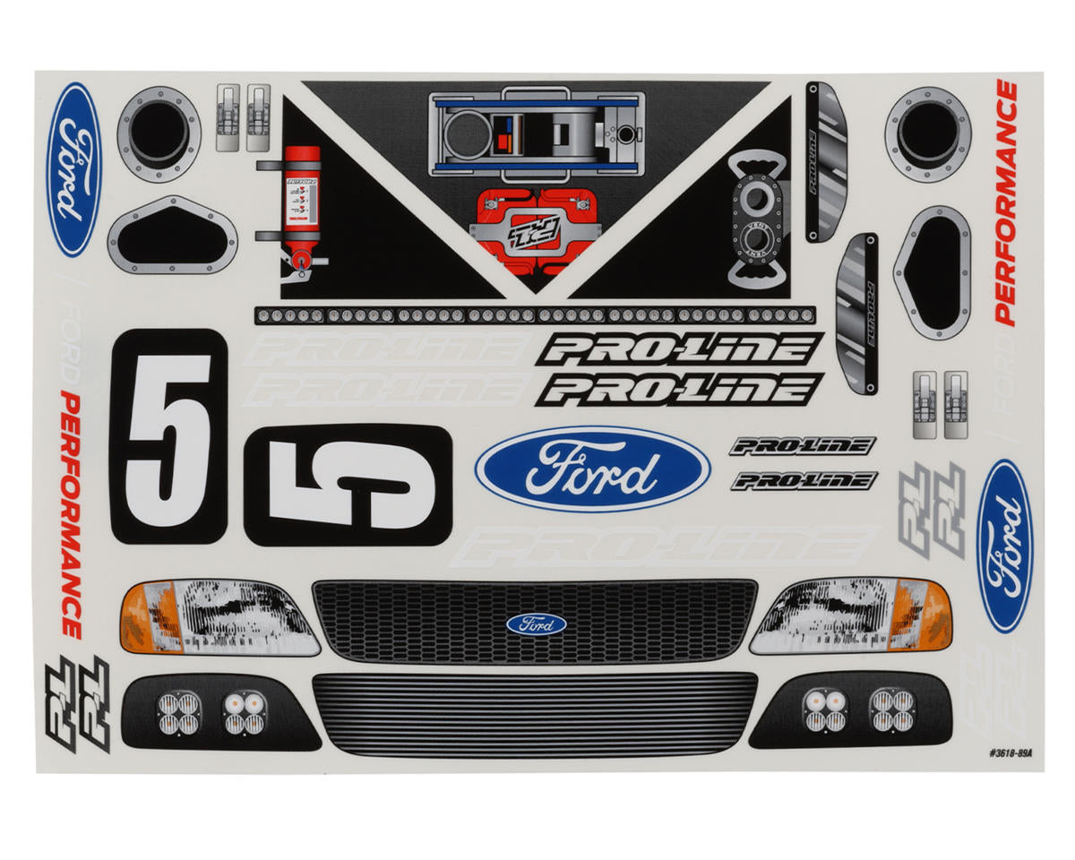 Pro-Line 1997 Ford F-150 Pre-Cut Short Course Riviera Edition Tough Color Body (Black) (Mojave 6S)