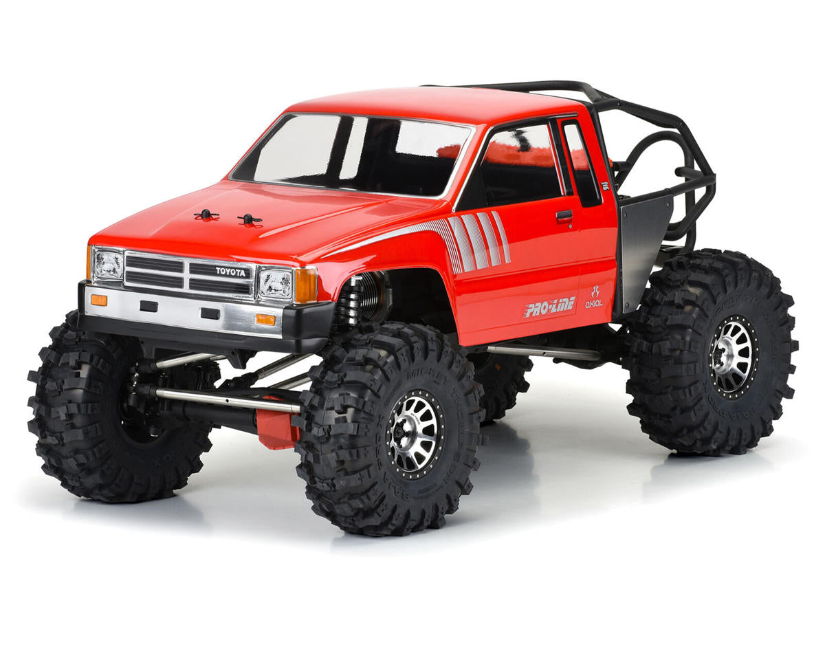 Pro-Line SCX6 1985 Toyota Hilux SR5 1/6 Rock Crawler Body Clear Cab Only