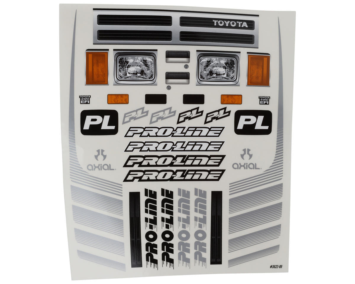 Pro-Line SCX6 1985 Toyota Hilux SR5 1/6 Rock Crawler Body Clear Cab Only