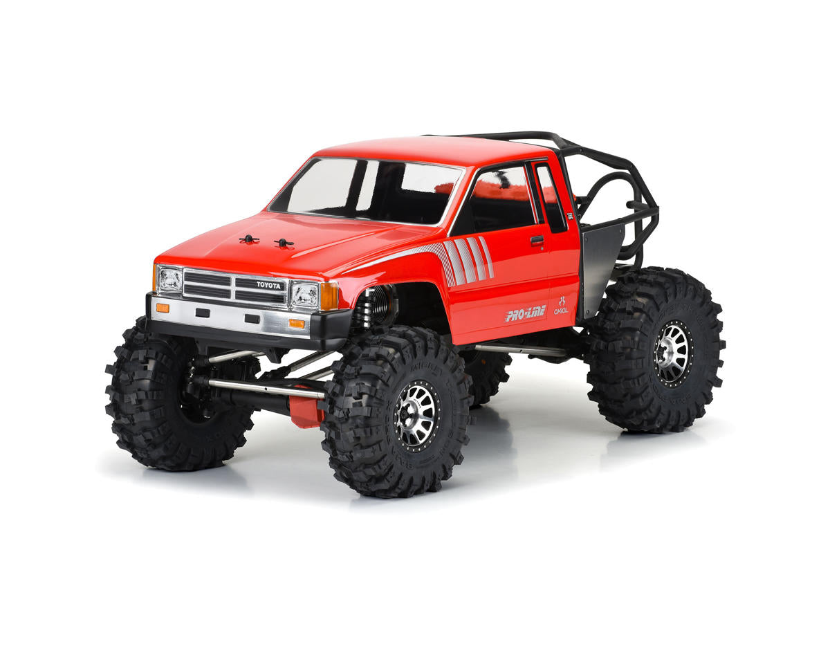 Pro-Line SCX6 1985 Toyota Hilux SR5 1/6 Rock Crawler Body Clear Cab Only