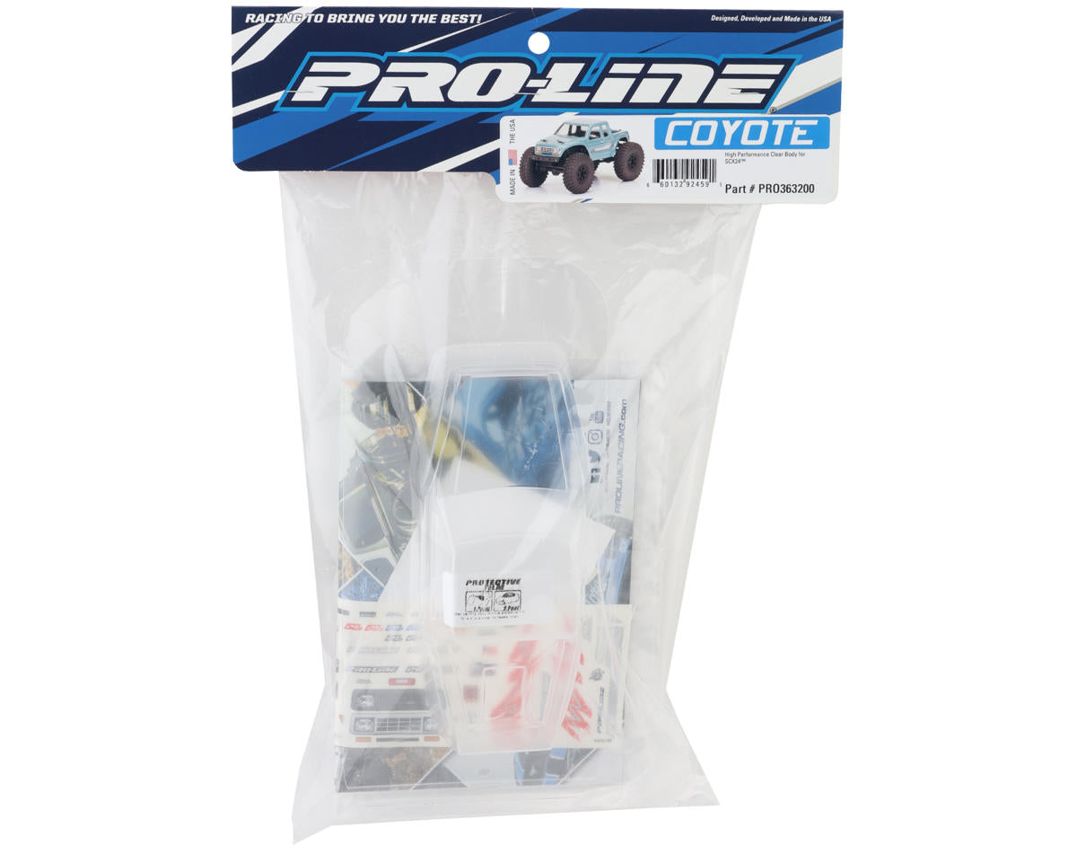 Pro-Line Coyote Clear Body Axial SCX24 Mini Crawler