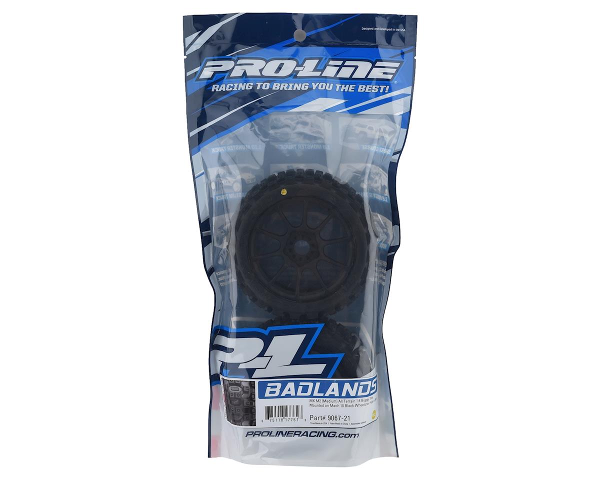 Pro-Line Badlands MX 1/8 Pre-Mounted Buggy Tires Mach 10 Wheels (2pcs) M2