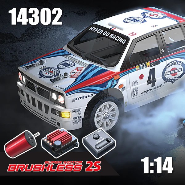 MJX Hyper GO 14302 Lancia Delta 1/14 Brushless 4WD RTR – Rally/Drift έως 60km/h