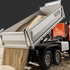 HUINA 1598 1/14 RC Dump Truck 6x6 11CH 2.4GHz – Τηλεκατευθυνόμενο Φορτηγό Ανατροπής Orange
