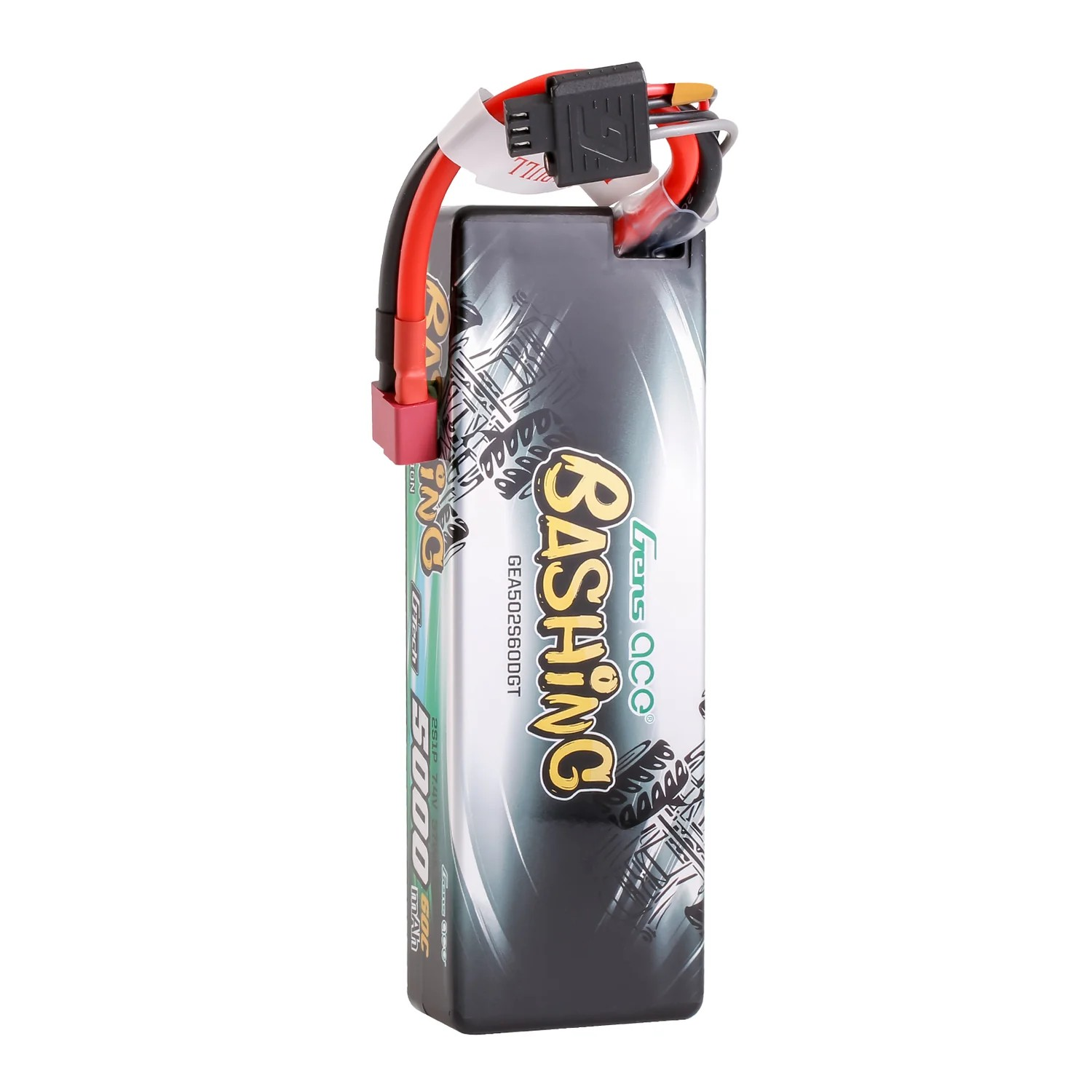 Gens ace Bashing G-Tech 5000mAh 7.4V 60C 2S HardCase LiPo με Deans (T-Plug)