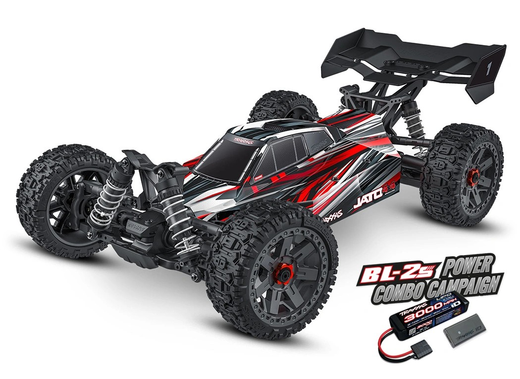 Traxxas Jato 4X4 BL-2s 1/8 RTR Κόκκινο