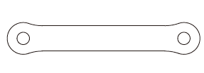 MJX Hyper Go Updated Steering Bar Part - Part Number 14432C